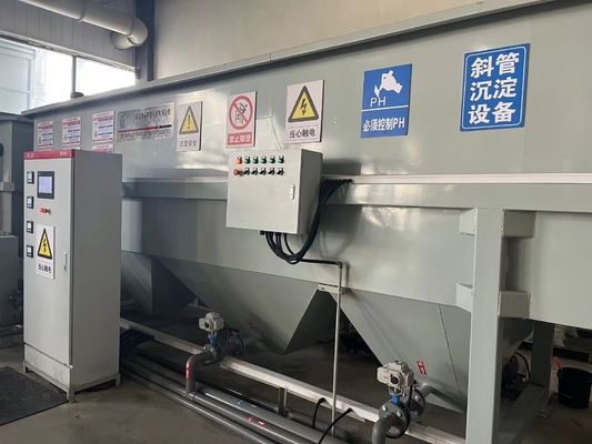 Tipo di combinazione Lamella Clarifier Electroplate Ore Dressing Industry Lamella Plate Clarifier