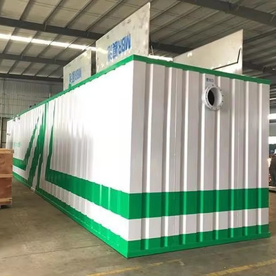 comprare Sistema di controllo automatico elettrico PLC Siemens Pacco Mbbr in acciaio inossidabile integrato impianto di trattamento delle acque reflue domestiche e industriali online manufacture
