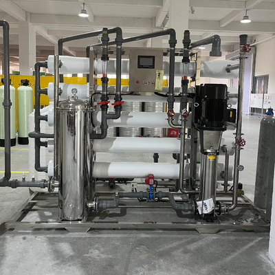 comprare Equipaggiamento di trattamento dell'acqua minerale pura RO per 1 tonnellata di acqua purificata per osmosi inversa online manufacture