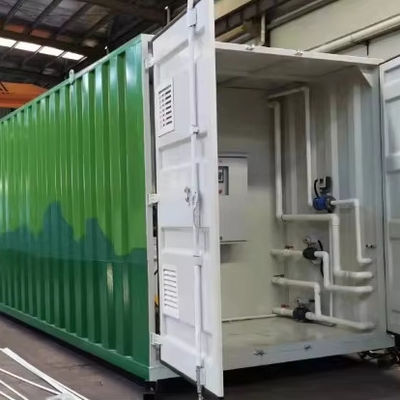 comprare 50/100/200m3/d MBR Bioreattore impianto di trattamento delle acque reflue contenitorizzato con controllo automatico elettrico PLC  Compact Design fabbricazione online