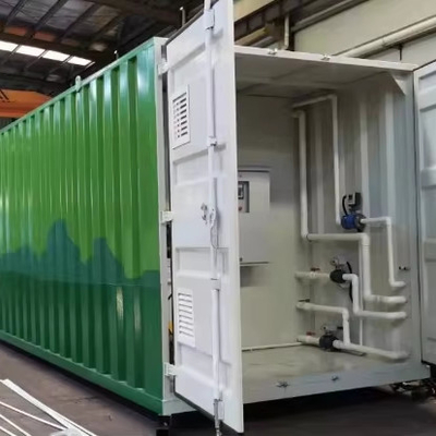 comprare 50/100/200m3/d MBR Bioreattore impianto di trattamento delle acque reflue contenitorizzato con controllo automatico elettrico PLC Siemens Compact Design online manufacture