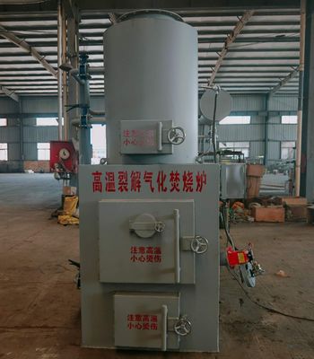 comprare Incinatore per rifiuti ospedalieri con capacità da 15 kg a 10 tonnellate per lotto, bruciatore ad alta velocità e garanzia di 1 anno per lo smaltimento di rifiuti biomedici online manufacture