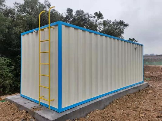 comprare Impianto di trattamento delle acque reflue MBBR contenitorizzato con capacità da 1 a 100.000 m3/giorno e trattamento fisico-biochimico fabbricazione online