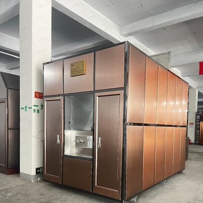 comprare Incineratore di cadaveri umani senza fumo e senza odore con controllo PLC e costruzione in acciaio inossidabile fabbricazione online