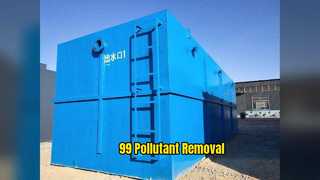 Sistema di rimozione degli inquinanti al 99% per il trattamento delle acque reflue
