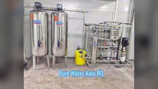 Acciaio inossidabile con filtraggio automatico RO dell'acqua pura