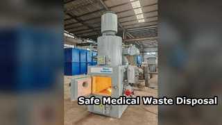 Smaltimento sicuro dell'inceneritore di rifiuti sanitari