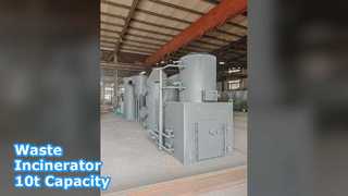 Inceneritore di rifiuti 15 kg 10 t Capacità di combustione